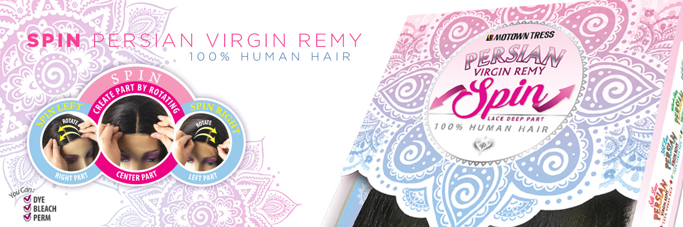 PERSIAN REMY_SPIN LACE DEEP PART WIG