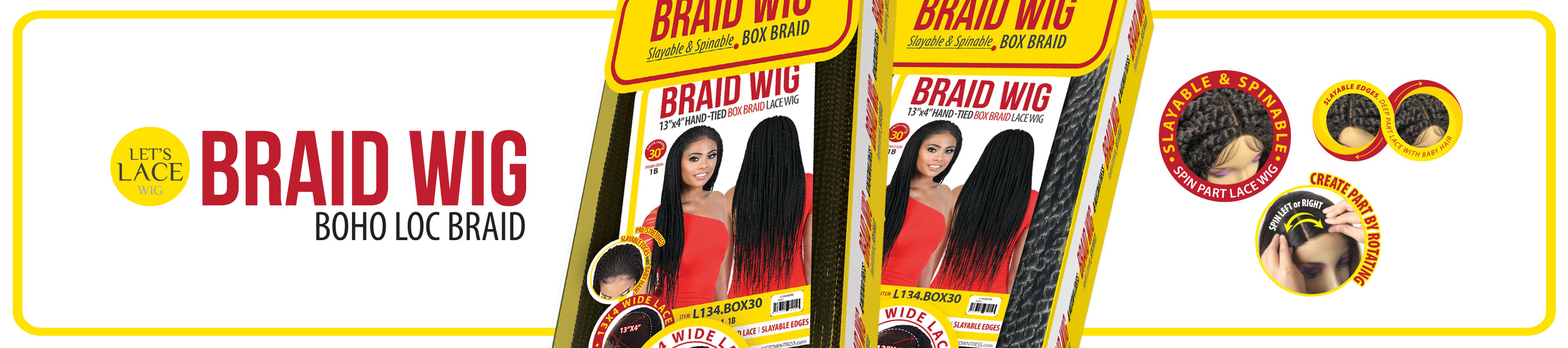 LET'S LACE BRAID WIG