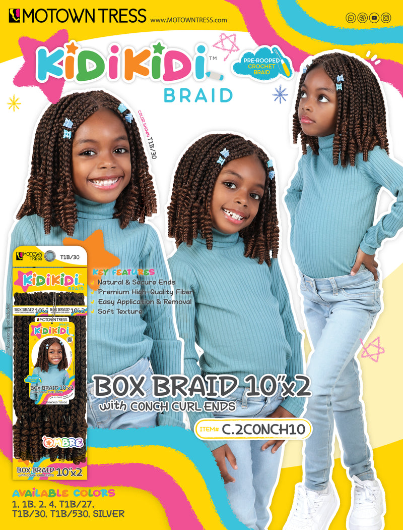 BOX BRAID 10"x2