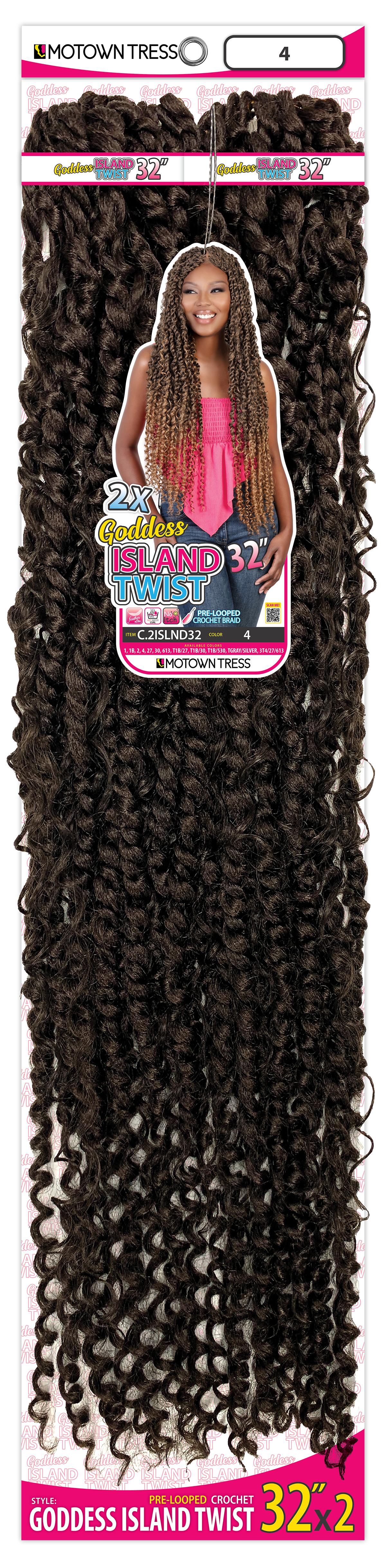 BOHO GODDESS PASSION TWIST 32" x2