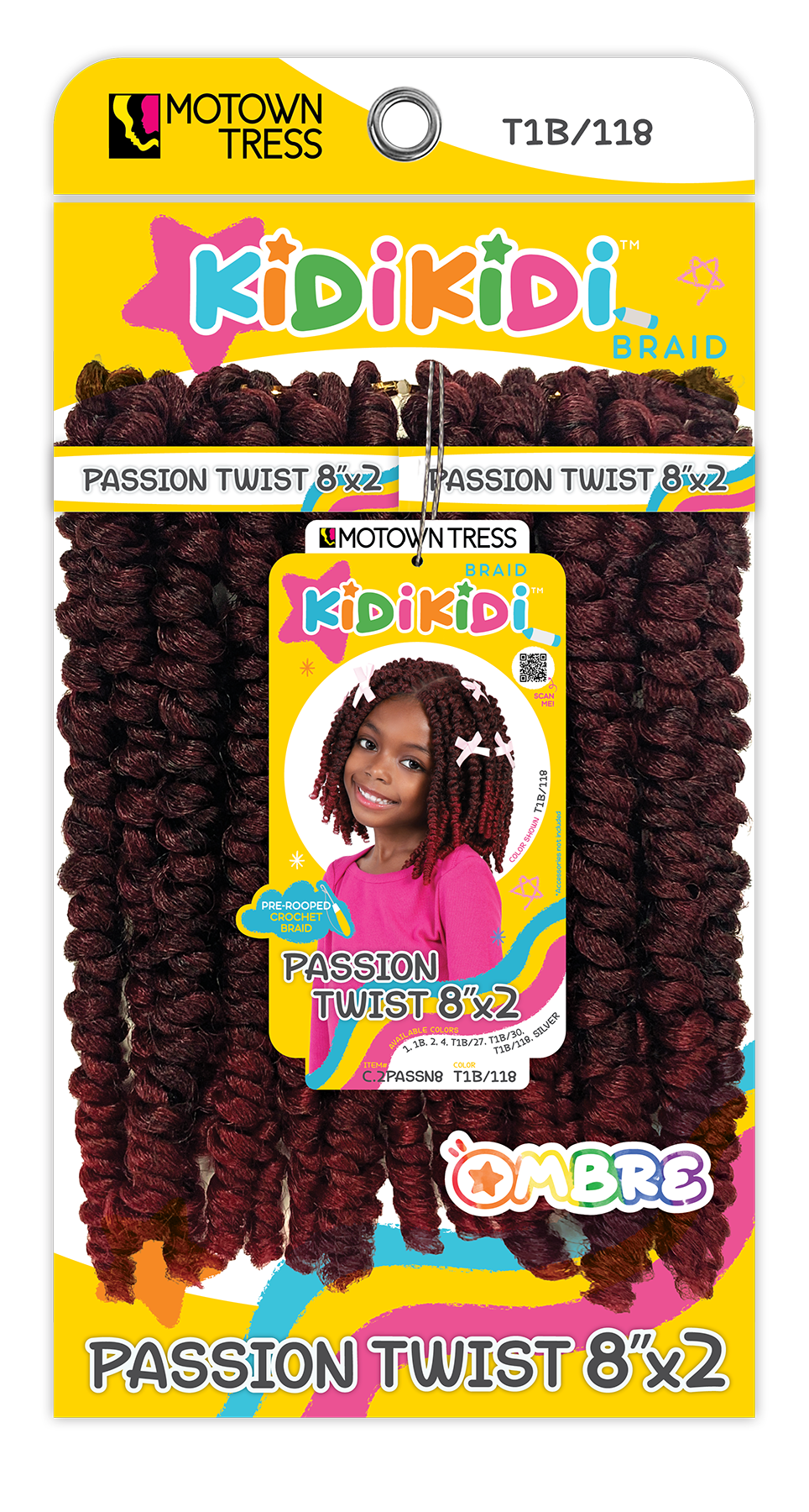 PASSION TWIST 8"x2