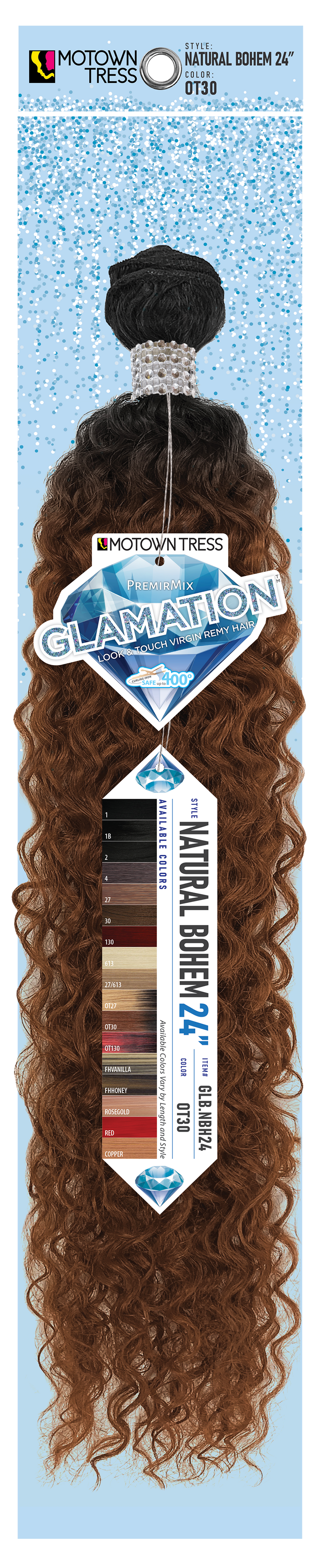 GLAMATION WEAVE_NATURAL BOHEMIAN CURL