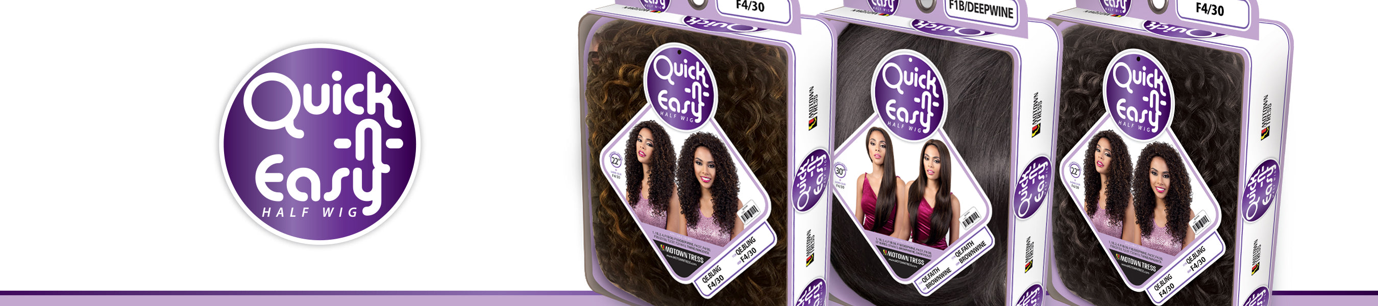 QUICK AND EASY HALF WIG