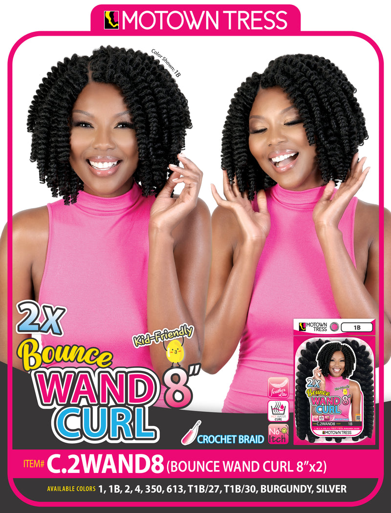 BOUNCE WAND CURL BRAID 8"x2