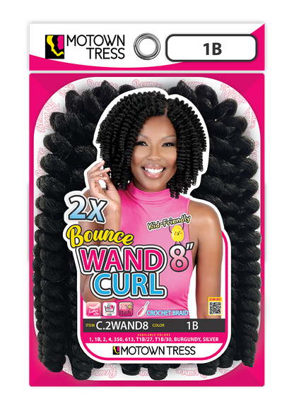 BOUNCE WAND CURL BRAID 8 BOUNCE WAND CURL BRAID 8