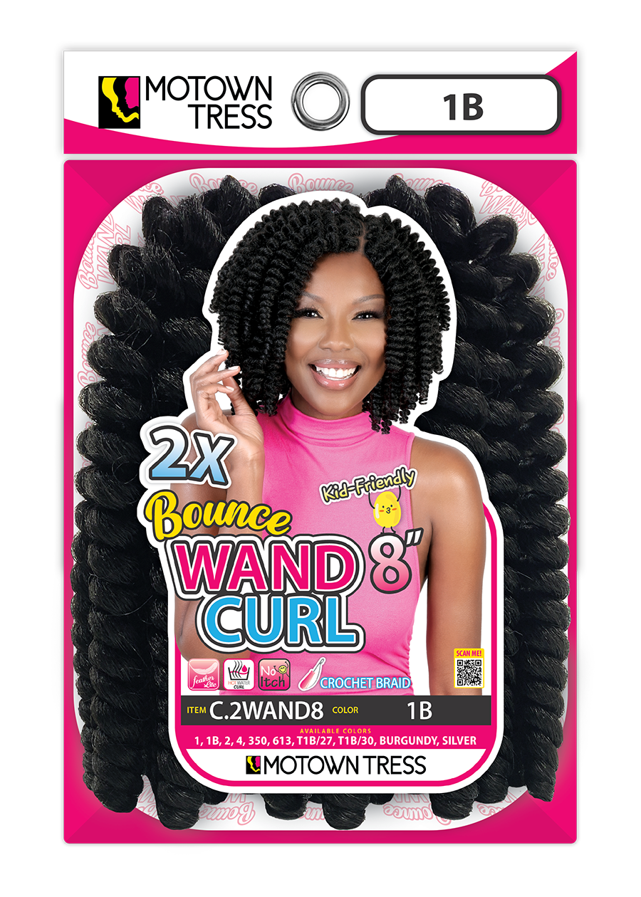 BOUNCE WAND CURL BRAID 8"x2