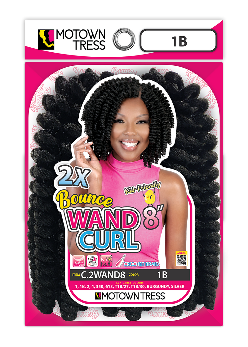 BOUNCE WAND CURL BRAID 8"x2