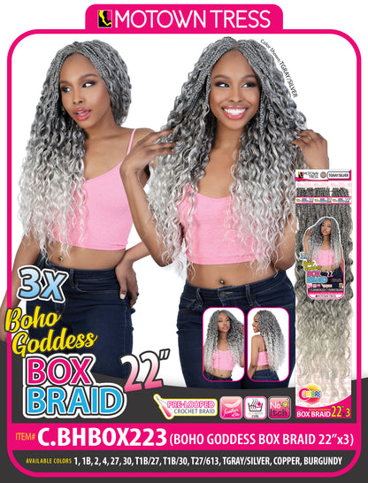 BOHO GODDESS BOX BRAID 22"x3