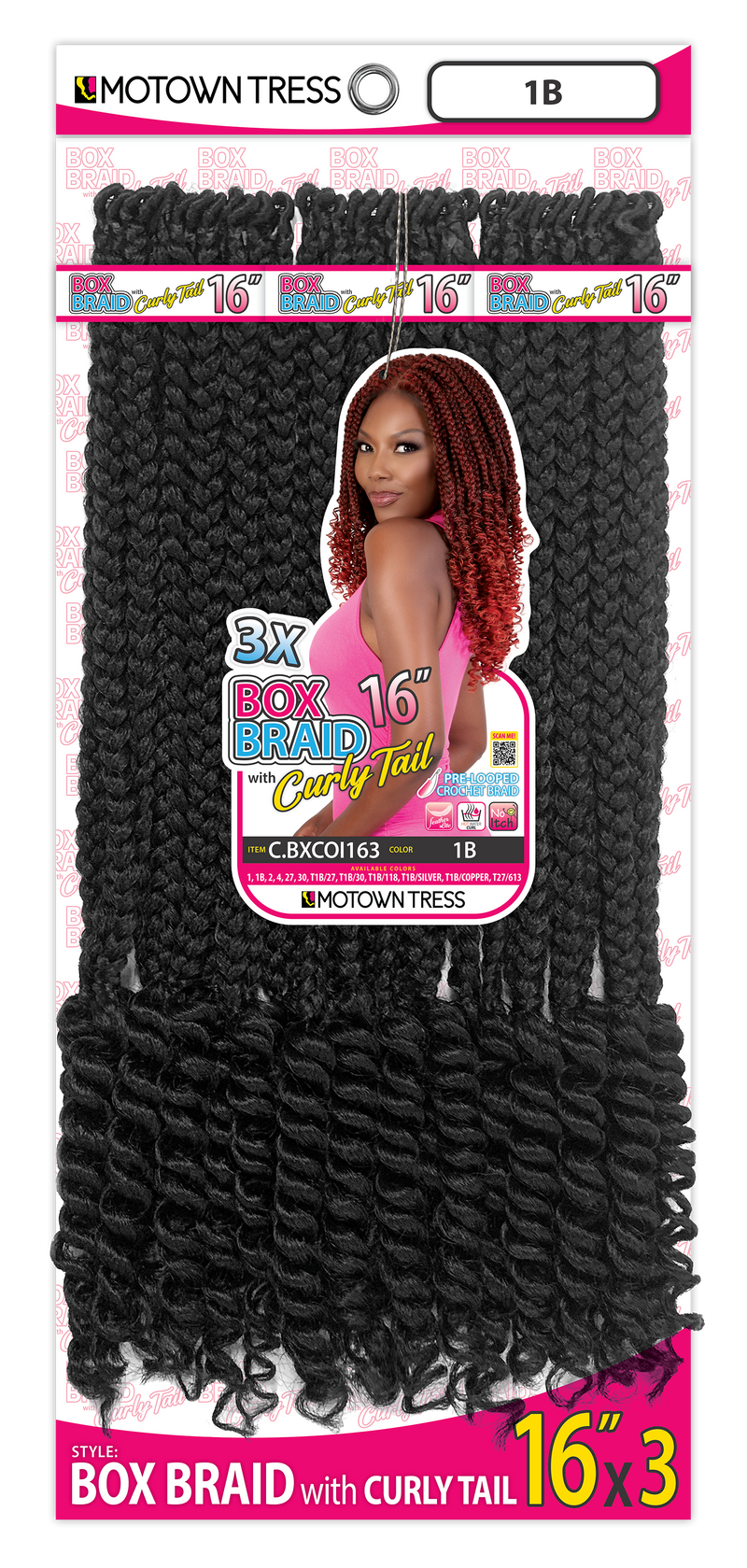 BOX BRAID 16"x3