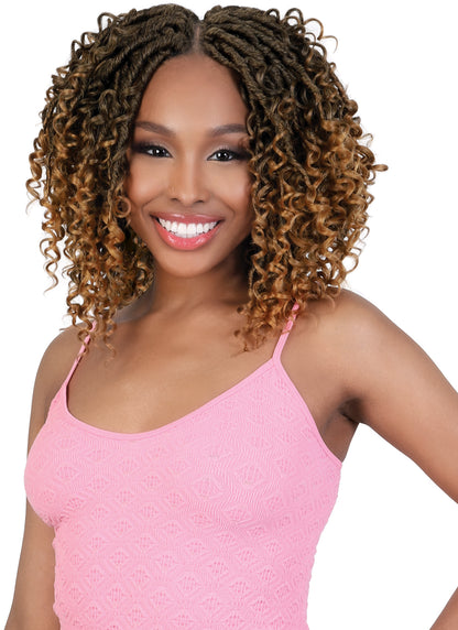GODDESS LOCS with BOHEMIAN CURLY ENDS 10"x3