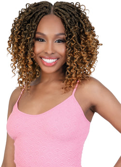 GODDESS LOCS with BOHEMIAN CURLY ENDS 10"x3