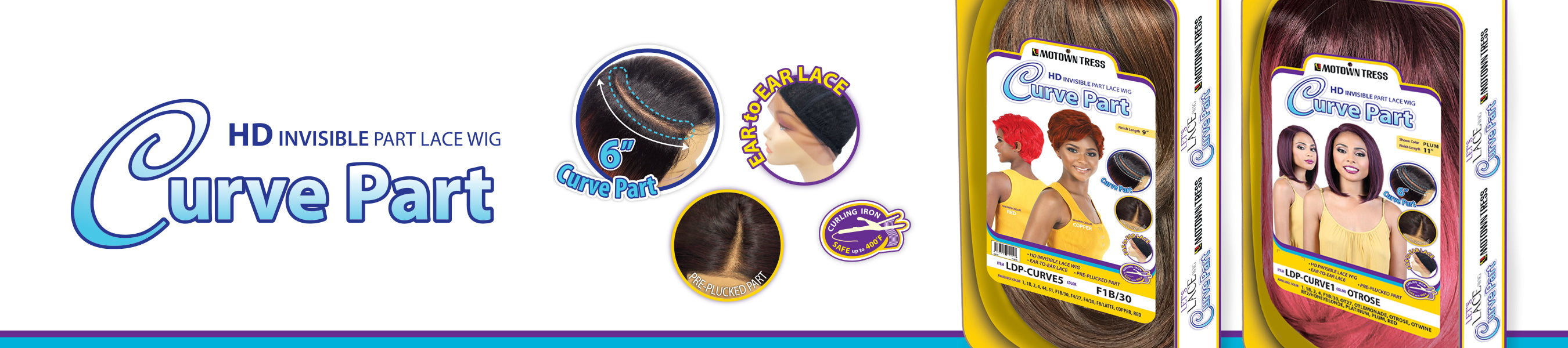 HD INVISIBLE PART LACE CURVE PART WIG