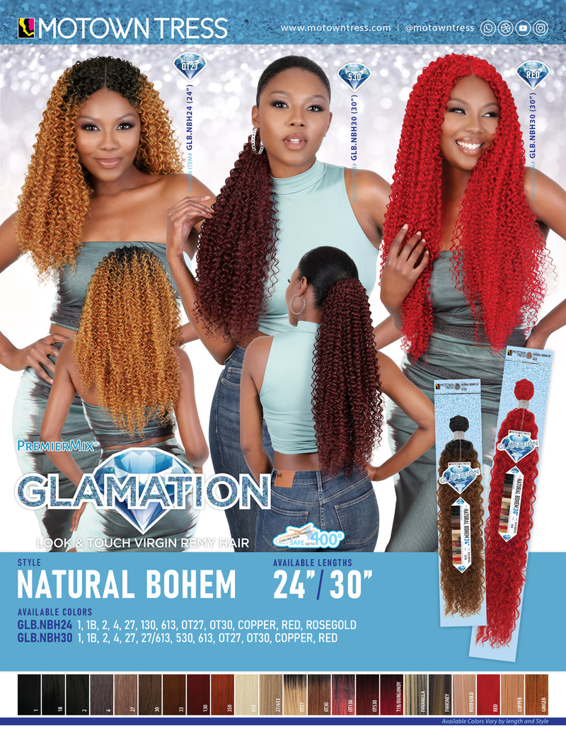 GLAMATION WEAVE_NATURAL BOHEMIAN CURL