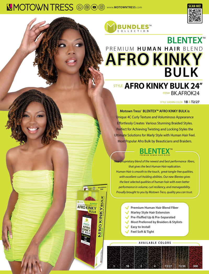 BLENTEX AFRO KINKY BULK 24"