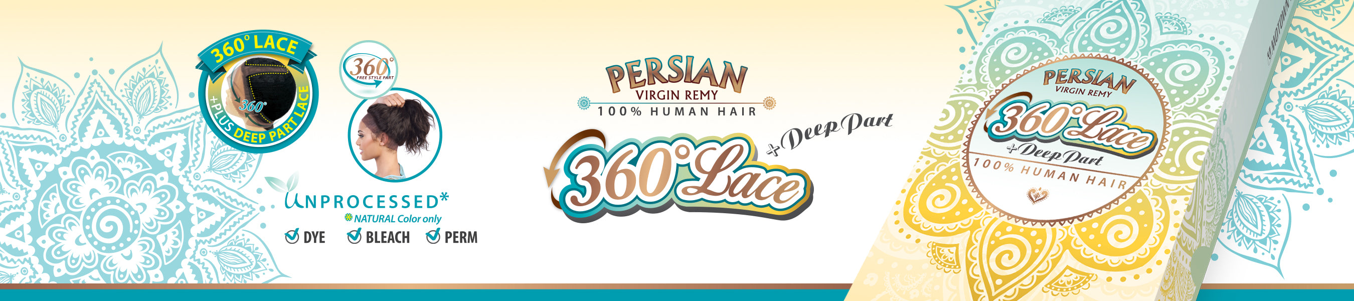 PERSIAN VIRGIN REMY 360 DEEP PART LACE WIG