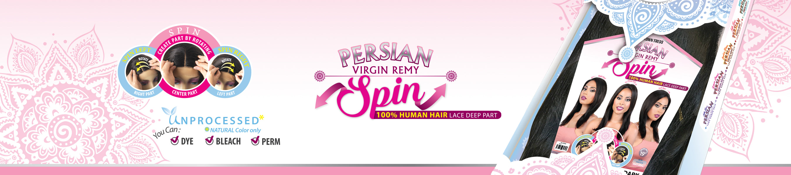PERSIAN VIRGIN REMY SPIN WIG