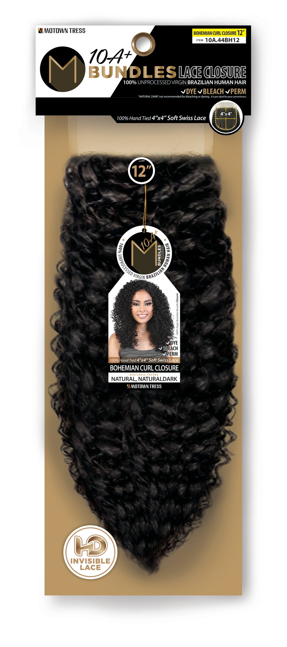 BLACK_4"x4" CLOSURE BOHEMIAN CURL