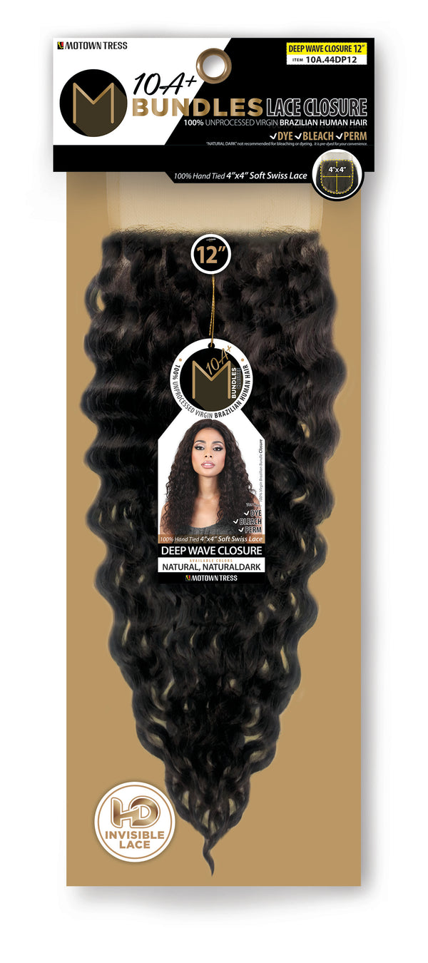 BLACK_4"x4" CLOSURE DEEP WAVE