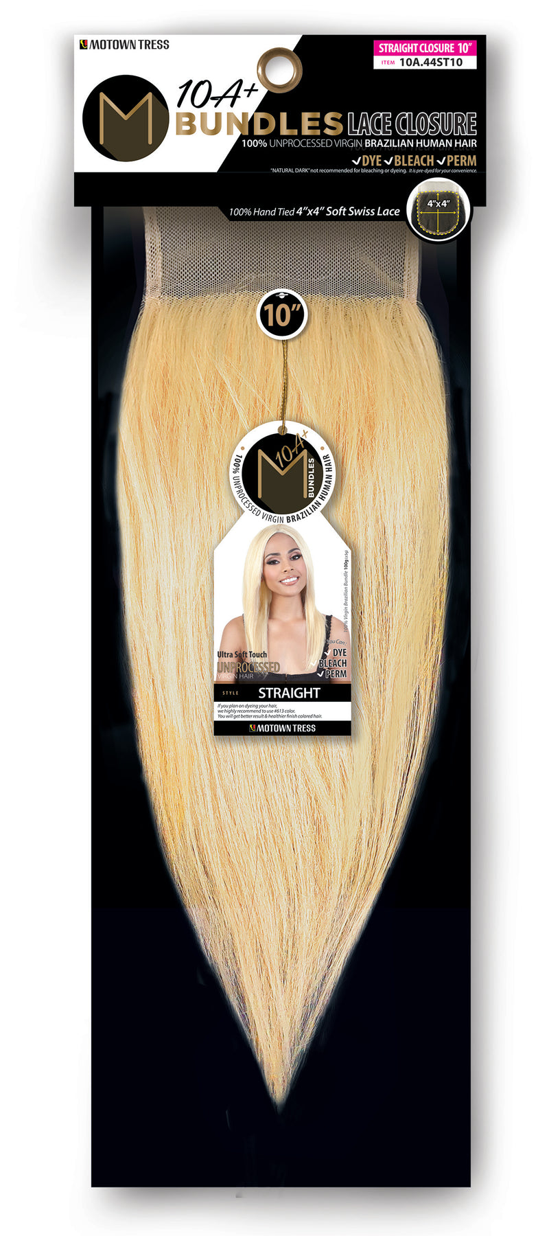BLACK_4"x4" CLOSURE STRAIGHT