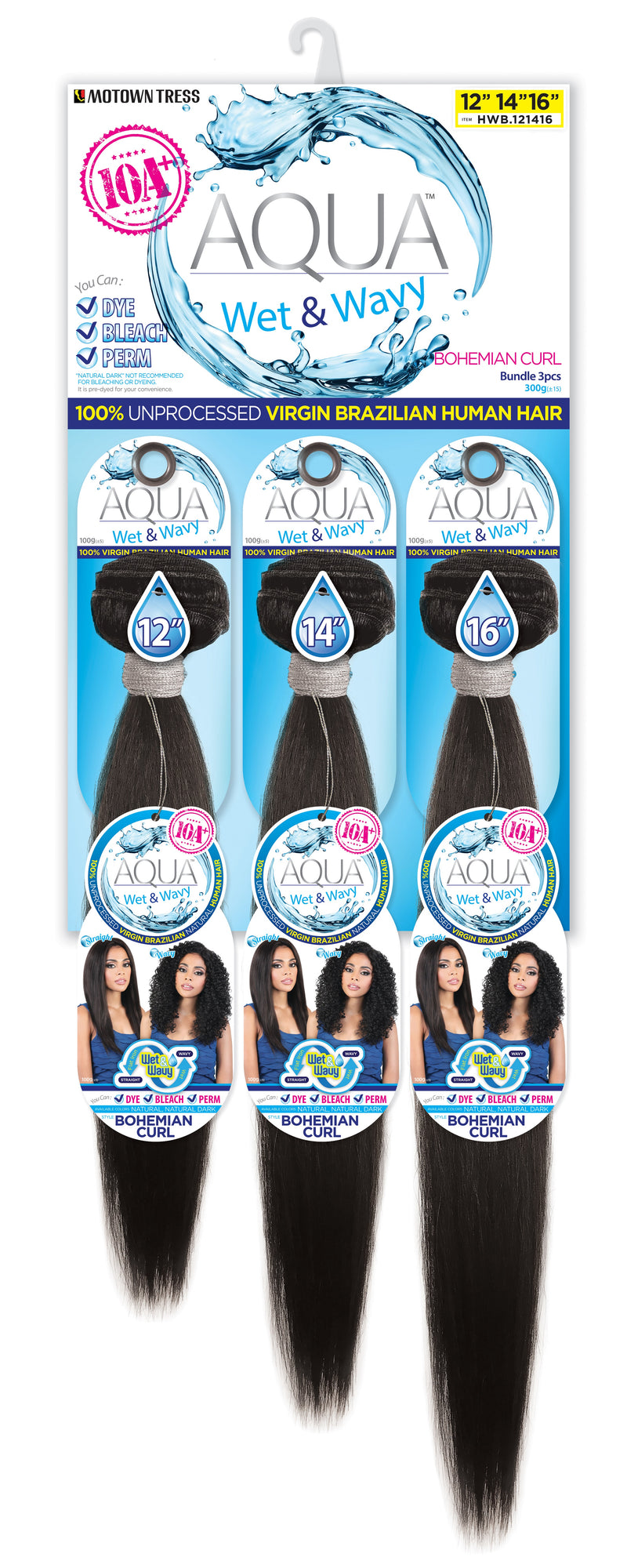 AQUA WET&WAVY_3 PACK BUNDLES BOHEMIAN CURL