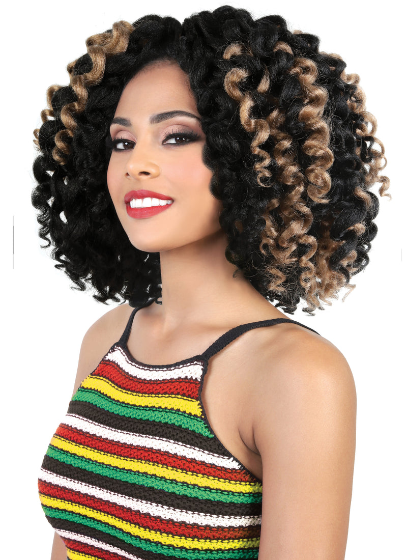 Ocean Wave Crochet Hair 9  Pre-Looped Wavy Curly Crochet