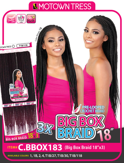 BIG BOX BRAID 18"x3