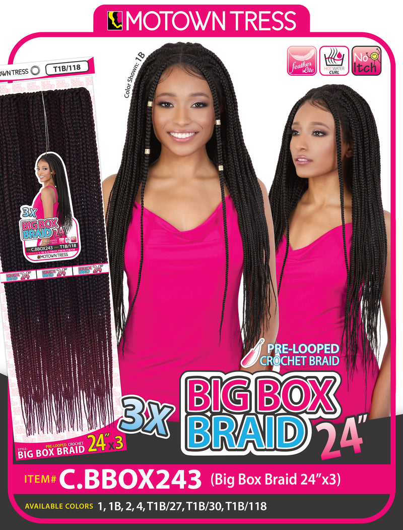 BIG BOX BRAID 24"x3