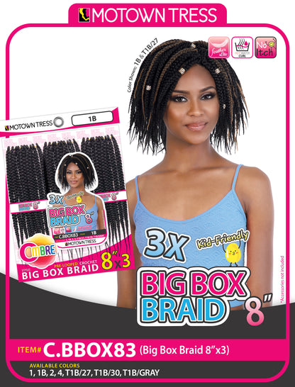 BIG BOX BRAID 8"x3