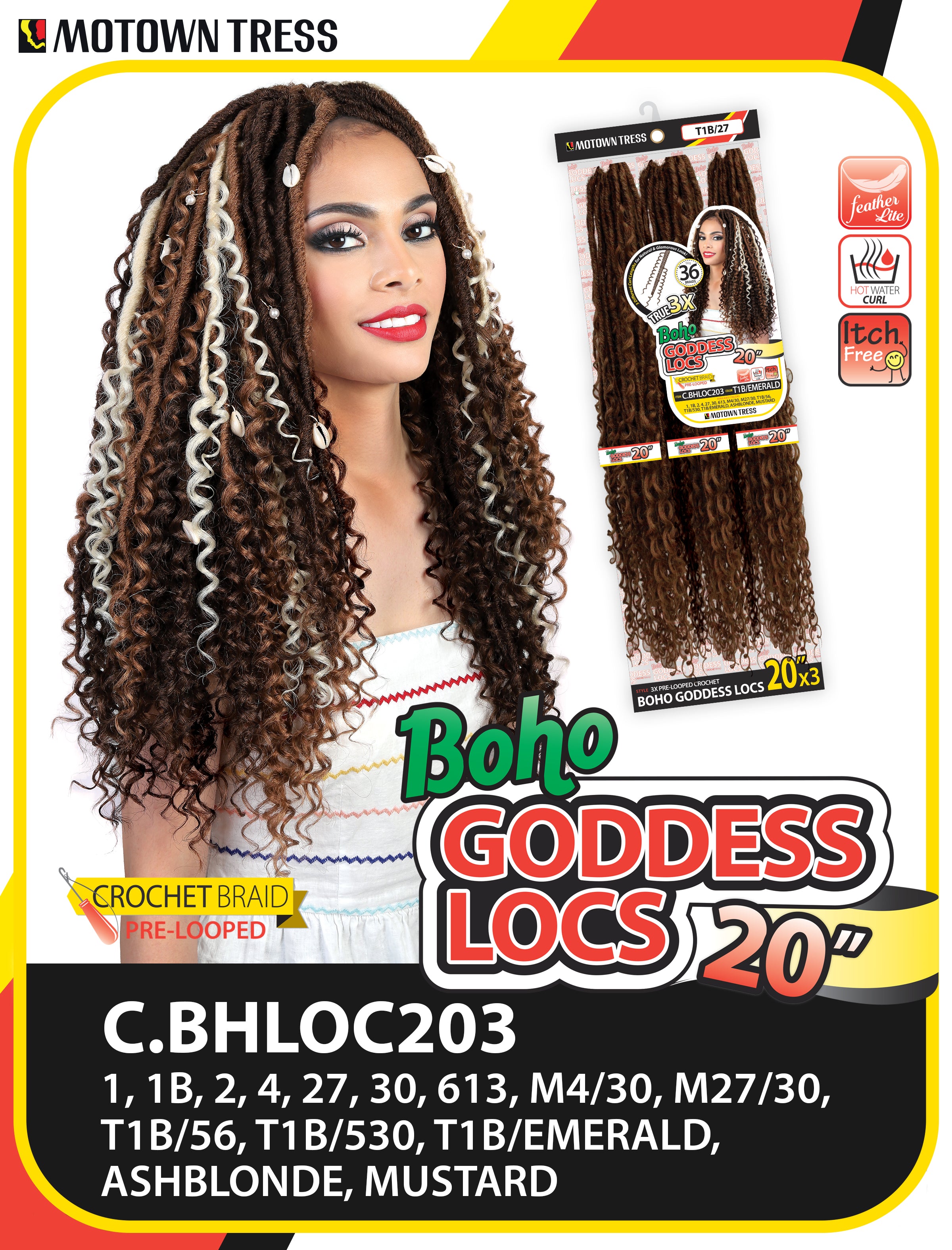 BOHO GODDESS LOCS 20"x3