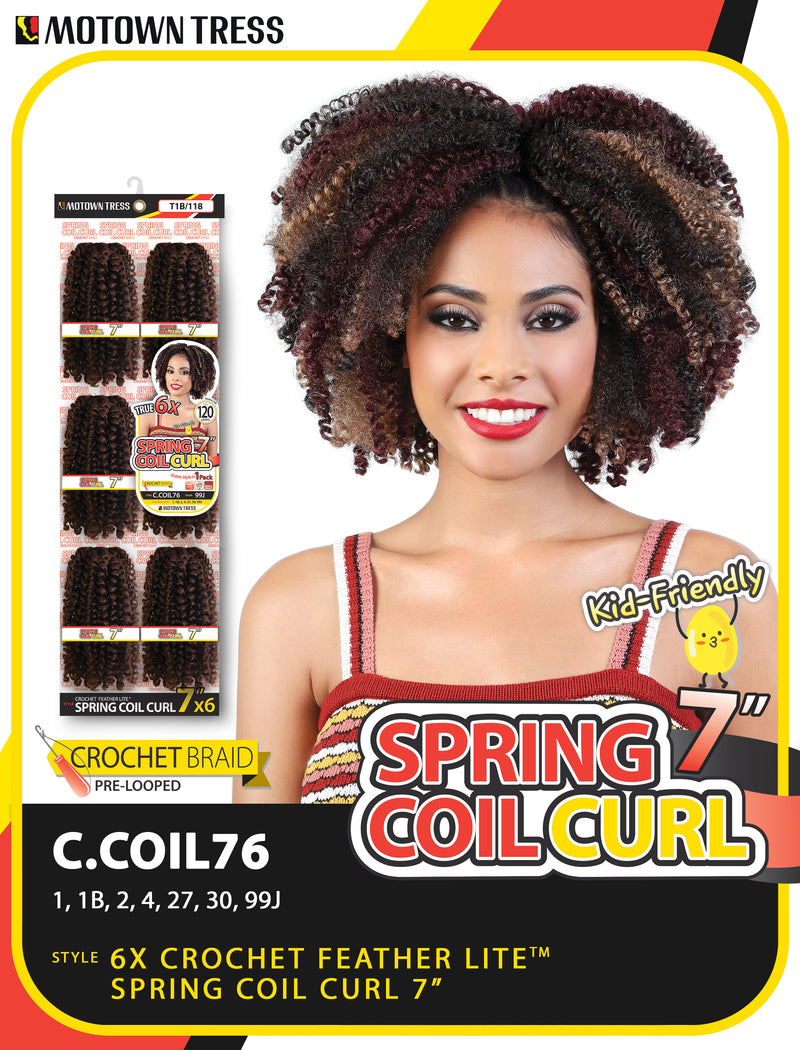 SPRING COIL CURL 7"x6