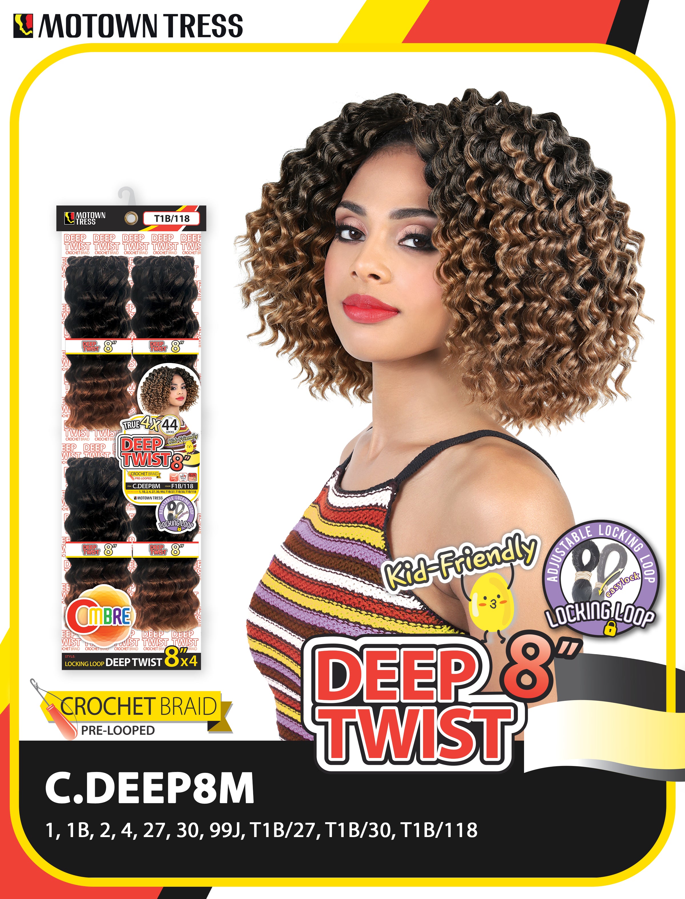 DEEP TWIST 8"x4