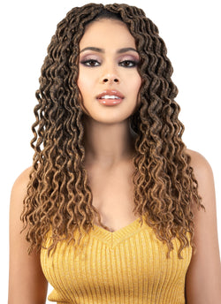 CURLY FAUX LOCS 14"x3