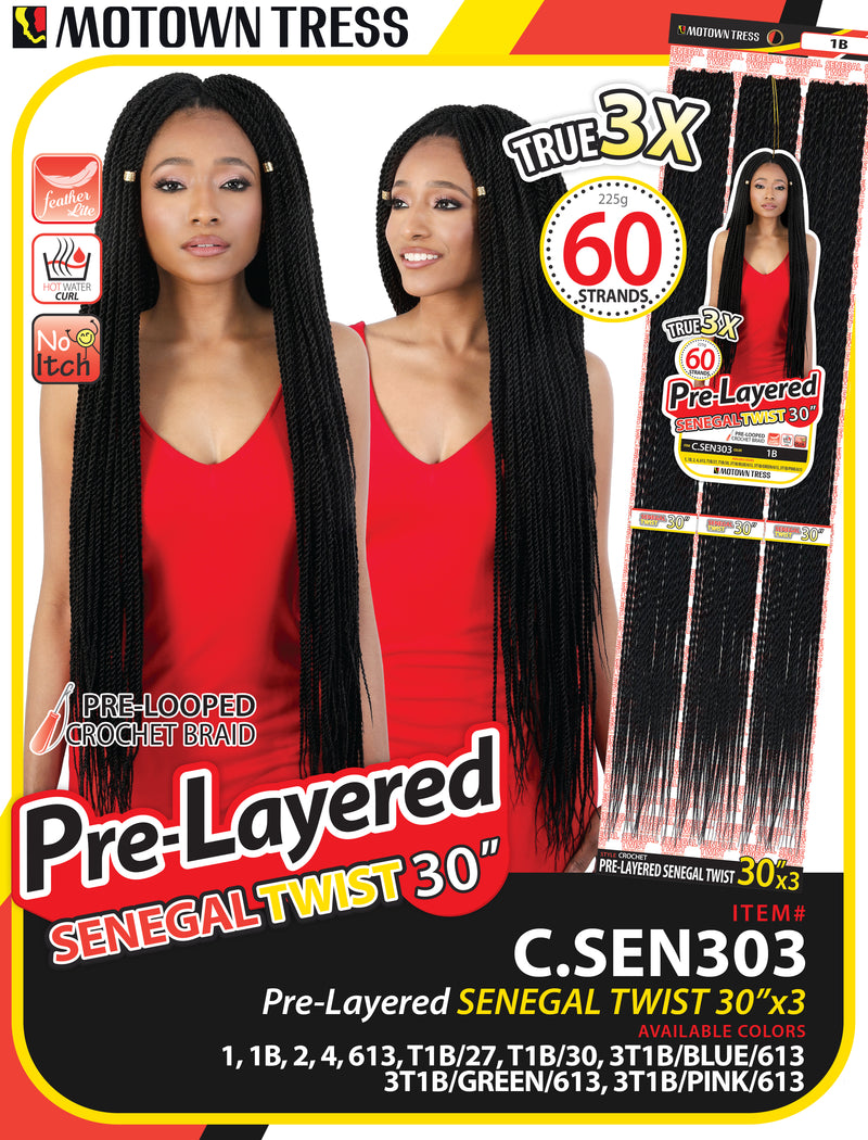 SENEGAL TWIST 30"x3
