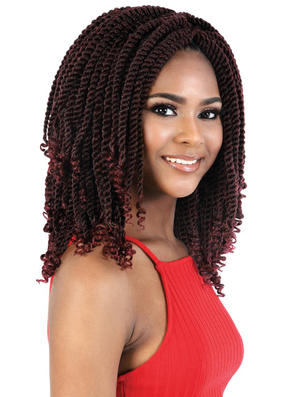 SENEGAL TWIST with Curly Ends 12"x4