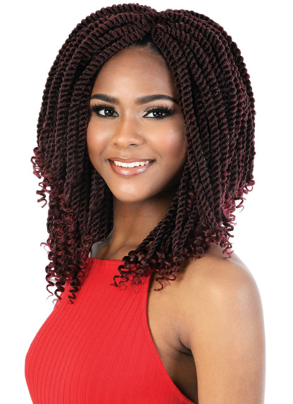 SENEGAL TWIST with Curly Ends 12"x4
