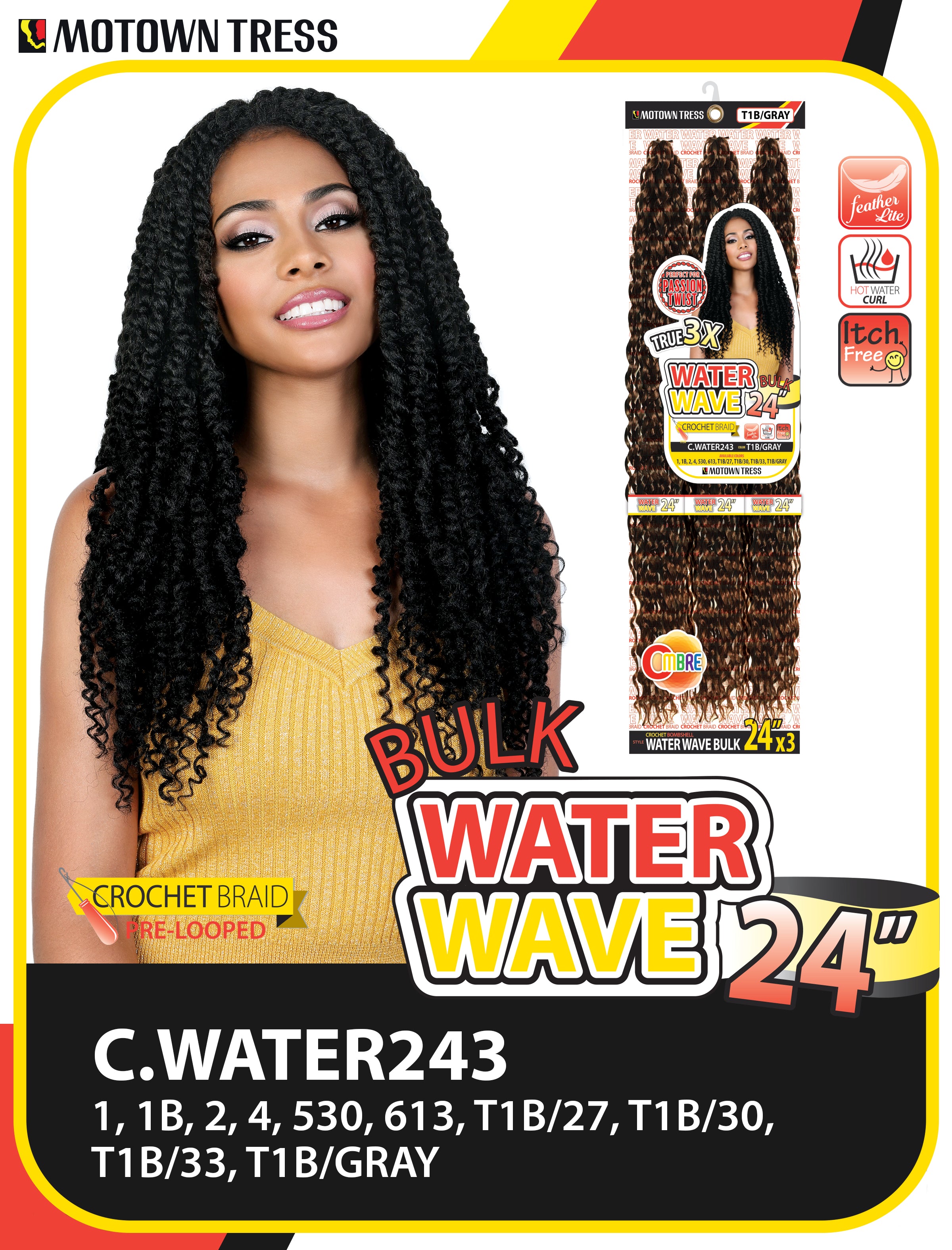 WATER WAVE 24"x3