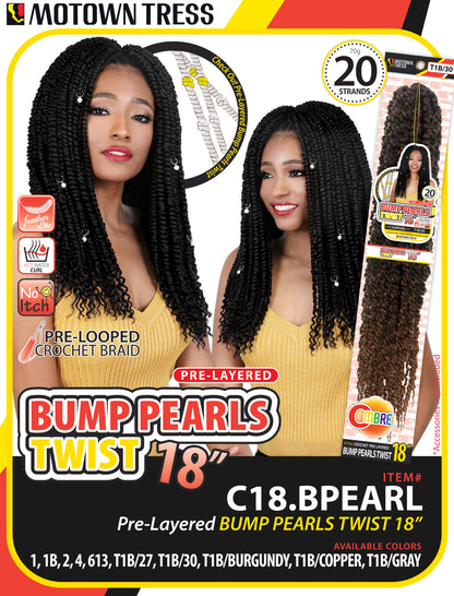 BUMP PEARLS TWIST 18"
