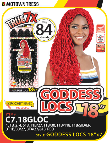 GODDESS LOCS 18"x7