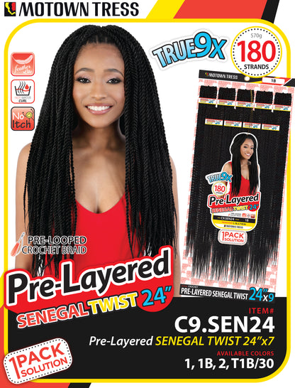 SENEGAL TWIST 24"x9