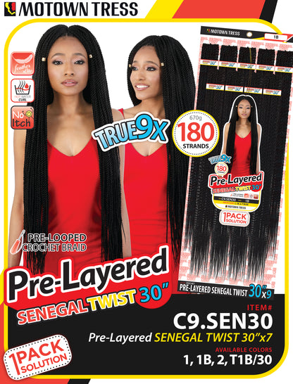 SENEGAL TWIST 30"x9