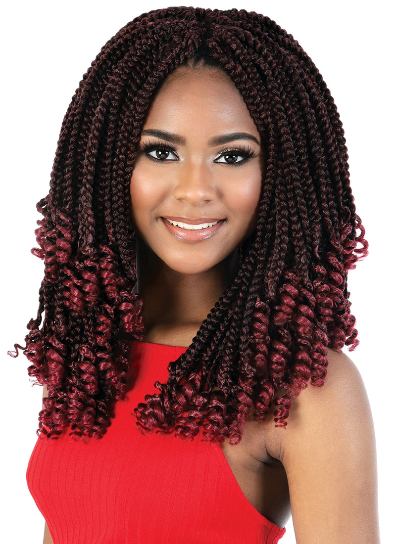 BOX BRAID with Curly Ends 12x4 – Motown Tress