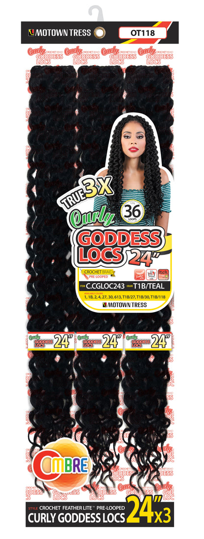 CURLY GODDESS LOCS 24"x3