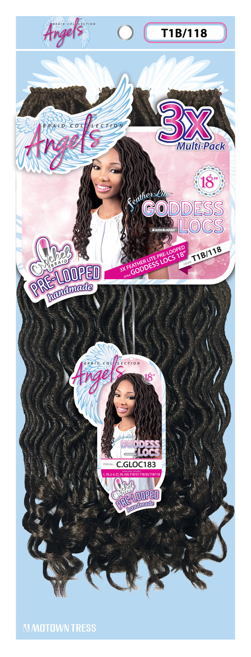 GODDESS LOCS 18"x3