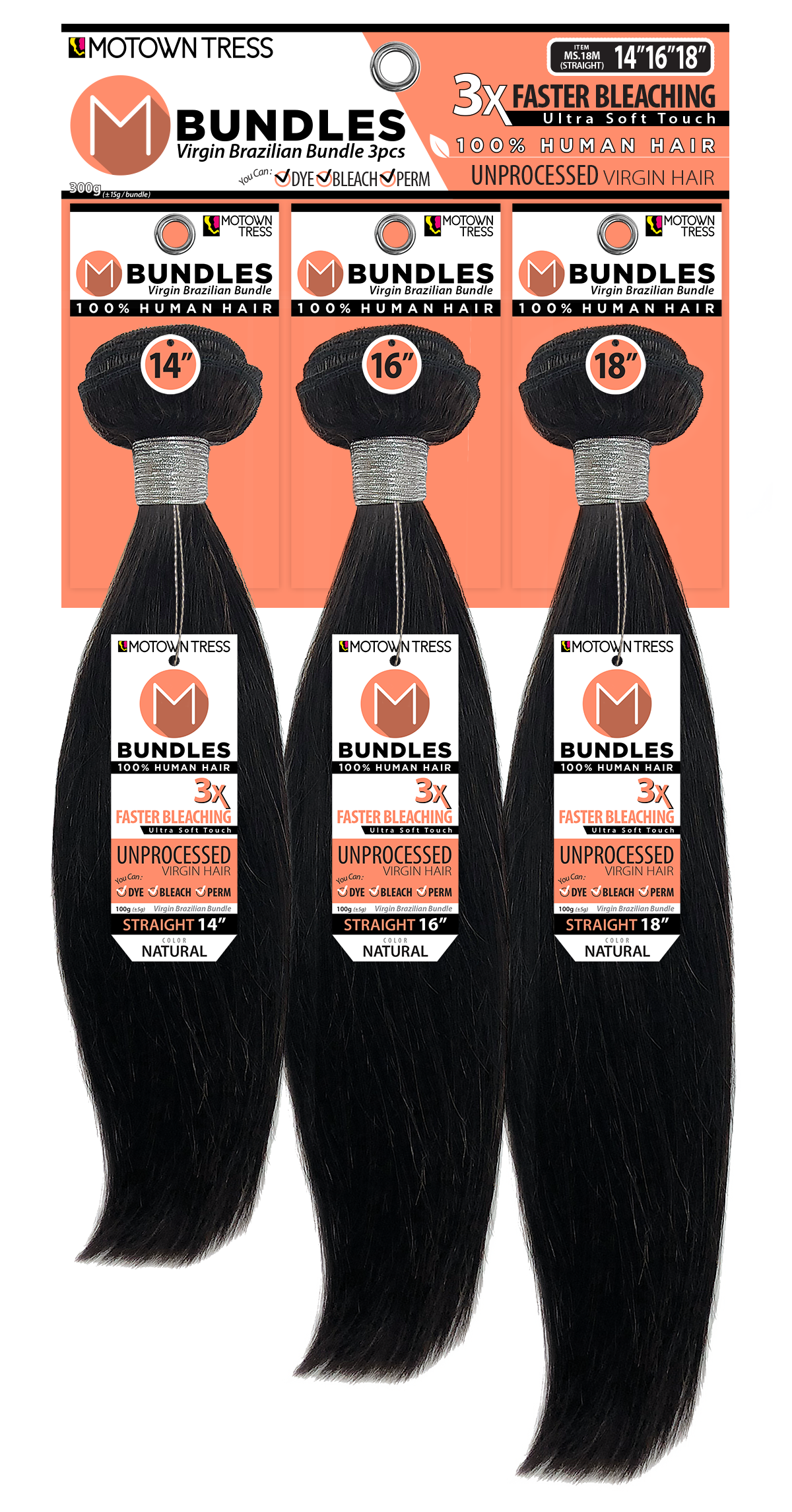 NEON_3PACK BUNDLES STRAIGHT